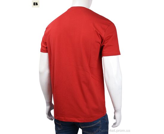 Футболка чоловіча Літо 3707-0064-2 red (4 шт. р.сіткаM-2XL) "BIG" недорого оптом від прямого постачальника, зображення 2