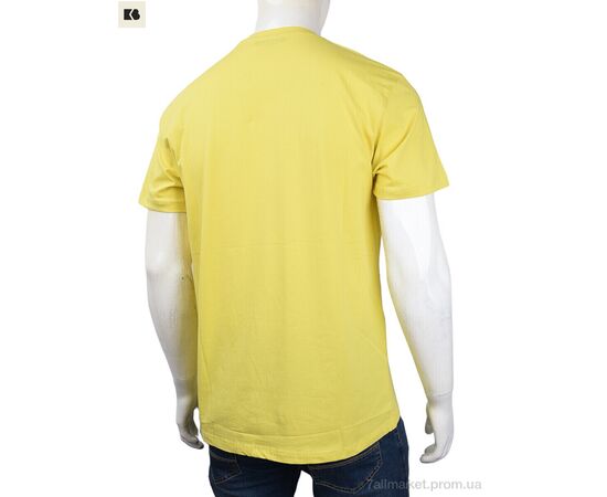 Футболка чоловіча Літо 3707-055-4 yellow (4 шт. р.сіткаM-2XL) "BIG" недорого оптом від прямого постачальника, зображення 2