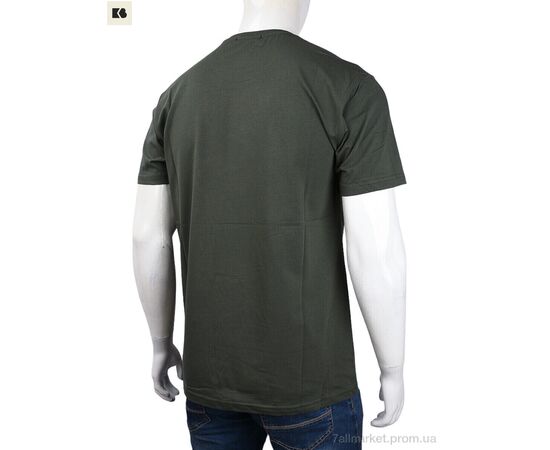 Футболка чоловіча Літо 3707-109-1 green (4 шт. р.сіткаM-2XL) "BIG" недорого оптом від прямого постачальника, зображення 2