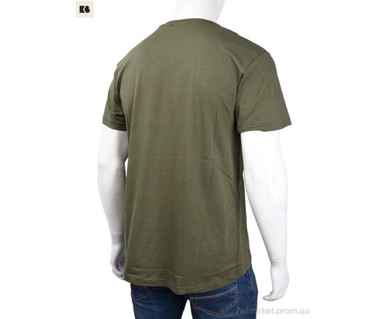 Футболка чоловіча Літо 3707-0085-2 green (4 шт. р.сіткаM-2XL) "BIG" недорого оптом від прямого постачальника, зображення 2