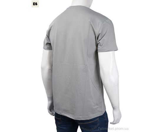 Футболка чоловіча Літо 3707-081-1 grey (4 шт. р.сіткаM-2XL) "BIG" недорого оптом від прямого постачальника, зображення 2