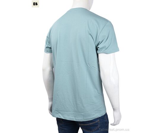 Футболка чоловіча Літо 3707-119-2 green (4 шт. р.сіткаM-2XL) "BIG" недорого оптом від прямого постачальника, зображення 2