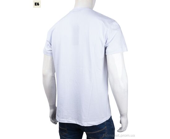 Футболка чоловіча Літо 3707-119-3 white (4 шт. р.сіткаM-2XL) "BIG" недорого оптом від прямого постачальника, зображення 2