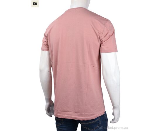 Футболка чоловіча Літо 3707-107-1 pink (4 шт. р.сіткаM-2XL) "BIG" недорого оптом від прямого постачальника, зображення 2