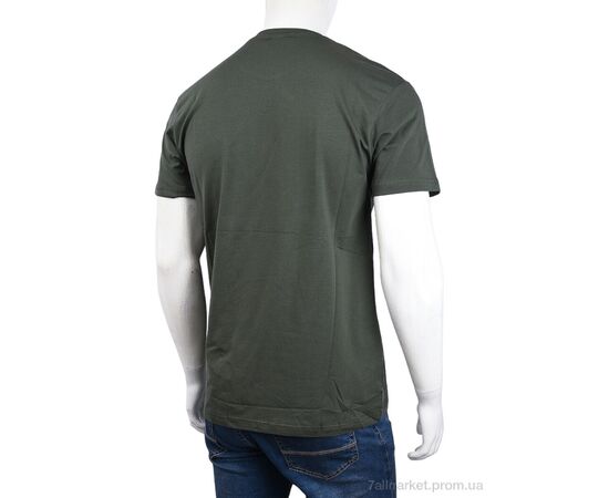 Футболка чоловіча Літо 3707-122-1 green (4 шт. р.сіткаM-2XL) "Мир" недорого оптом від прямого постачальника, зображення 2