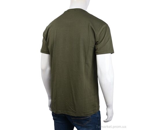Футболка чоловіча Літо 3707-093 green (4 шт. р.сіткаM-2XL) "Мир" недорого оптом від прямого постачальника, зображення 2
