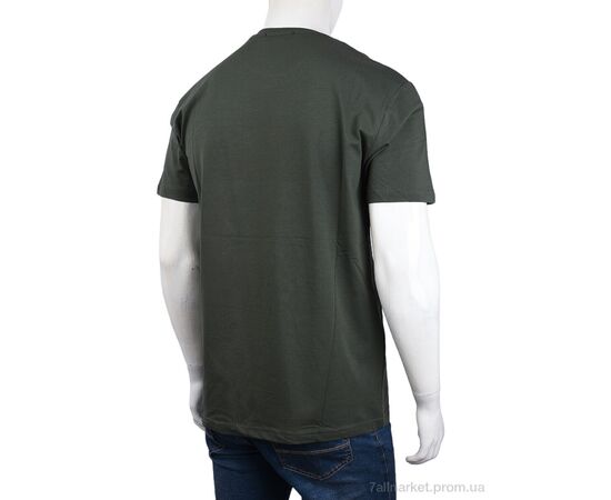 Футболка чоловіча Літо 3707-3004 green (4 шт. р.сіткаM-2XL) "Мир" недорого оптом від прямого постачальника, зображення 2