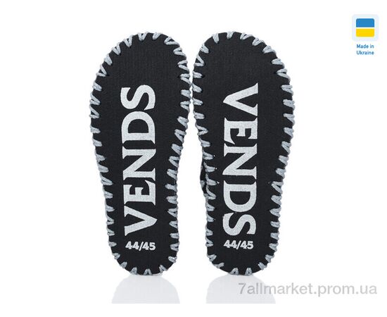Тапки чоловічі домашні Весна/осінь 336M чорний (9 пар р.40-45) "Active" недорого оптом від прямого постачальника, зображення 3