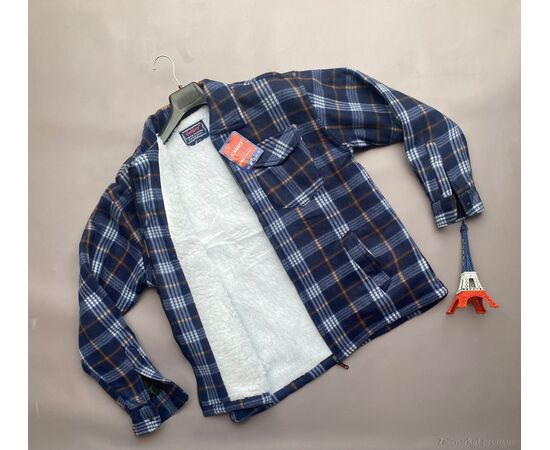 Чоловіча сорочка Зима 009-3 (10 шт. р.сіткаM/L-3XL/4XL) "Verton" недорого оптом від прямого постачальника, зображення 2