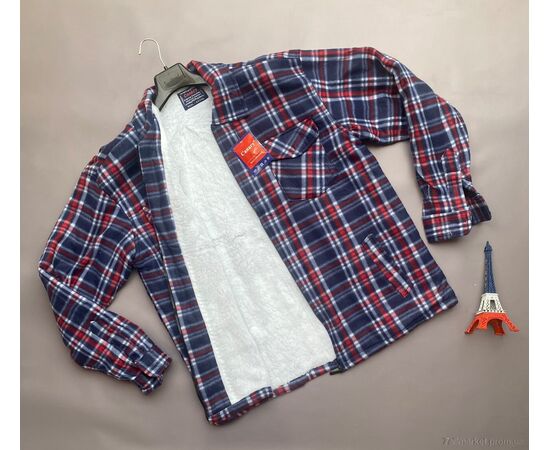 Чоловіча сорочка Зима 009-6 (10 шт. р.сіткаM/L-3XL/4XL) "Verton" недорого оптом від прямого постачальника, зображення 2