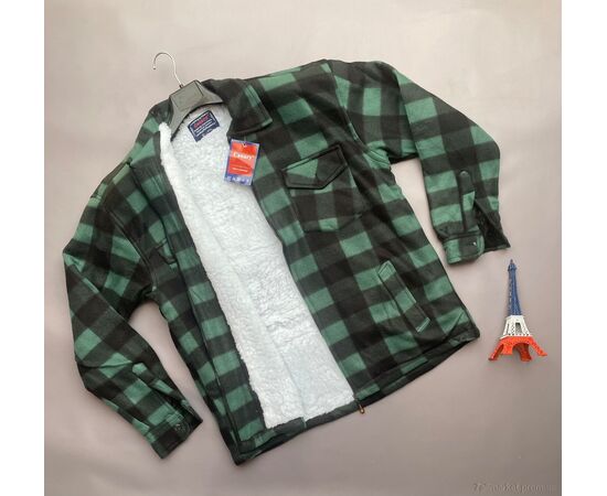 Чоловіча сорочка Зима 009-9 (10 шт. р.сіткаM/L-3XL/4XL) "Verton" недорого оптом від прямого постачальника, зображення 2