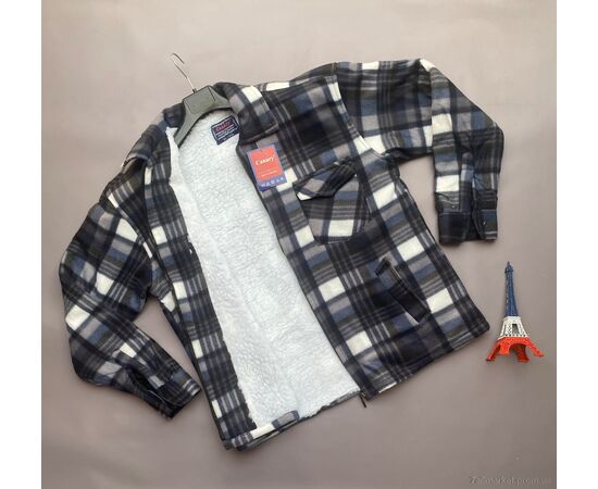 Чоловіча сорочка Зима 009-10 (10 шт. р.сіткаM/L-3XL/4XL) "Verton" недорого оптом від прямого постачальника, зображення 2