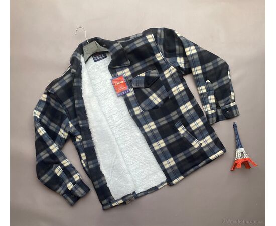 Чоловіча сорочка Зима 009-12 (10 шт. р.сіткаM/L-3XL/4XL) "Verton" недорого оптом від прямого постачальника, зображення 2