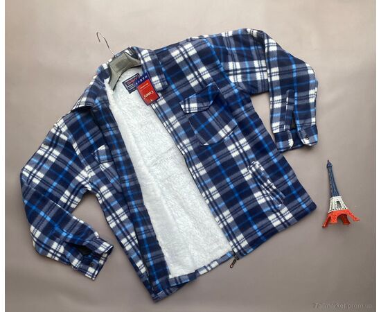 Чоловіча сорочка Зима 009-14 (10 шт. р.сіткаM/L-3XL/4XL) "Verton" недорого оптом від прямого постачальника, зображення 2