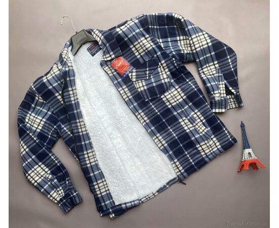 Чоловіча сорочка Зима 009-15 (10 шт. р.сіткаM/L-3XL/4XL) "Verton" недорого оптом від прямого постачальника, зображення 2