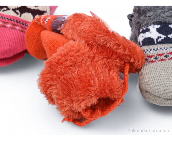 Фотография Варежки детские Зима B455 mix (12 шт. р.сетка 1,5-3) "CAP" недорого оптом от прямого поставщика, изображение 2