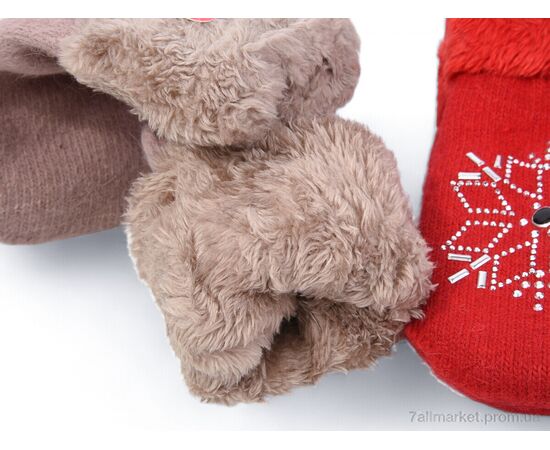 Фотография Варежки детские Зима 540 mix (12 шт. р.сетка 6-9) "CAP" недорого оптом от прямого поставщика, изображение 2