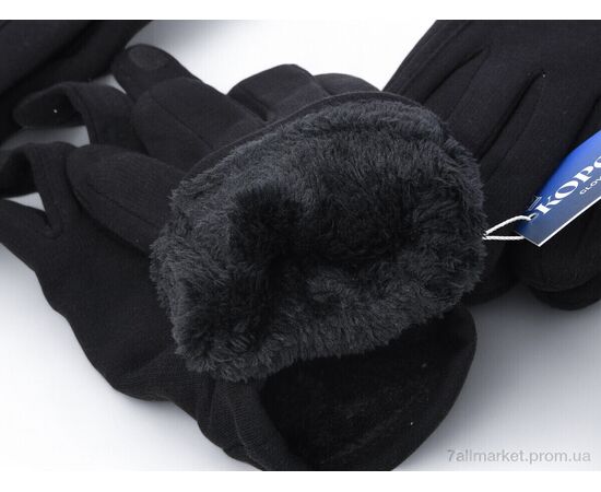 Чоловічі рукавиці Зима 2303 mix (400) (400 шт. р.сітка11-14) "CAP" недорого оптом від прямого постачальника, зображення 2