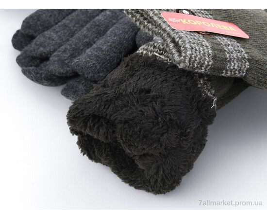 Чоловічі рукавиці Зима 110-22 mix (240 шт. р.сітка11-14) "CAP" недорого оптом від прямого постачальника, зображення 2