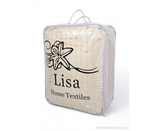 Постільна білизна Зима 09054 l.beige (200x230) (1 шт. р.сіткаOne size) "Obuvok" недорого оптом від прямого постачальника, зображення 2