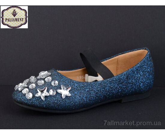 Балетки дитячі на дівчинку Весна/осінь A18200-6 (8 пар р.31-36) "PALIAMENT" недорого оптом від прямого постачальника, зображення 2