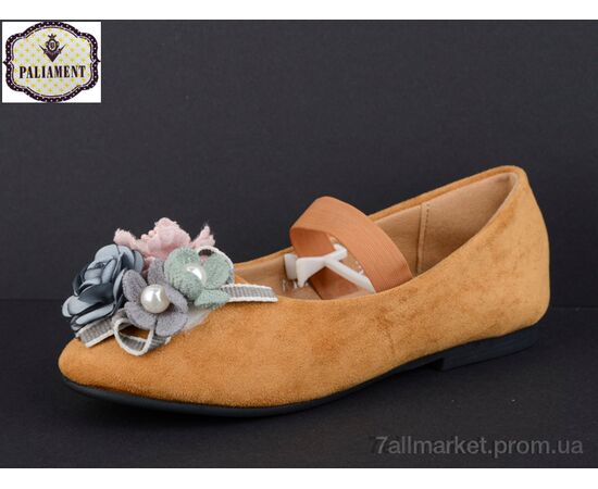 Балетки дитячі на дівчинку Весна/осінь A18205-9 (8 пар р.31-36) "PALIAMENT" недорого оптом від прямого постачальника, зображення 2