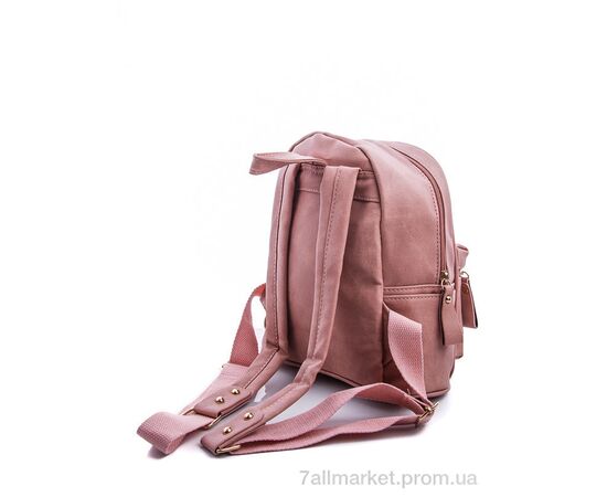 Портфель дитячий 6-18 pink 27*24*13 см, "Эльффей" недорого оптом від прямого постачальника, зображення 2