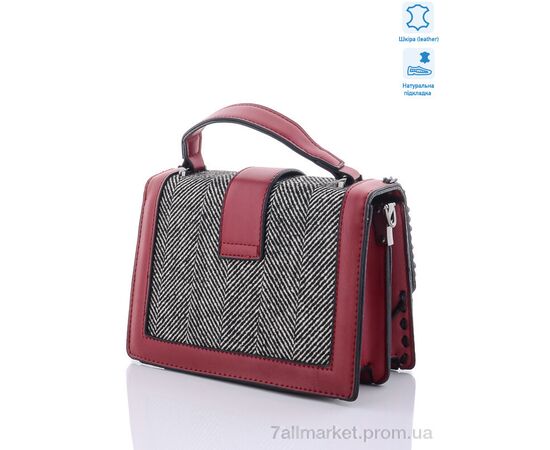 Жіноча сумка 9111 red 15*20*9 см, "Эльффей" недорого оптом від прямого постачальника, зображення 2