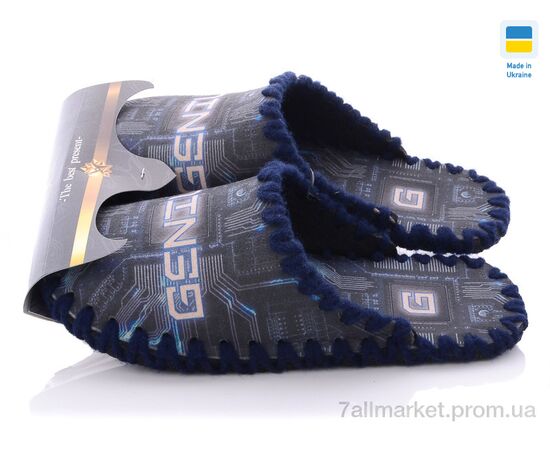 Тапки чоловічі домашні Весна/осінь 7-96 (10 пар р.40-45) "Active" недорого оптом від прямого постачальника, зображення 3
