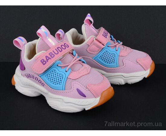 Кросівки дитячі модні Весна/осінь BD82006-22 розовый (8 пар р.22-26) "Class Shoes" недорого оптом від прямого постачальника, зображення 2