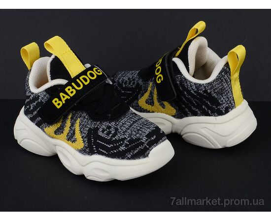 Кросівки дитячі модні Весна/осінь BD82008-22 черный (8 пар р.22-26) "Class Shoes" недорого оптом від прямого постачальника, зображення 2