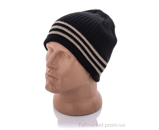 Шапка чоловіча Зима Полоска тонкая mix (5 шт. р.сітка58-60) "Red Hat" недорого оптом від прямого постачальника, зображення 2