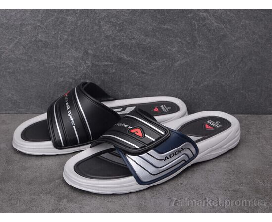 Шльопанці чоловічі пляжні Літо 3R93M black-grey (6 пар р.41-43) "Dan Marest" недорого оптом від прямого постачальника, зображення 2