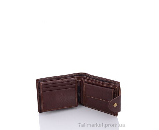 Гаманець чоловічий D0209 brown 10*12*3 см, "GLAMORTA" недорого оптом від прямого постачальника, зображення 3