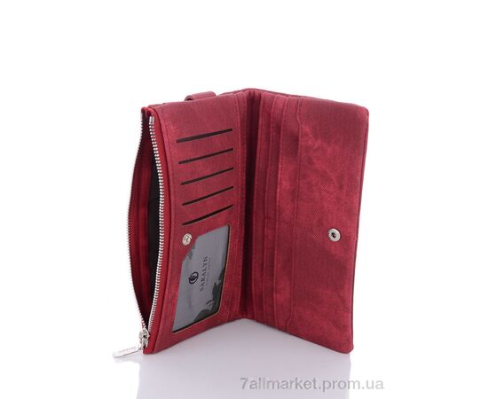 Фотография Кошелек женский Y7771A red 9*19*2 см, "GLAMORTA" недорого оптом от прямого поставщика, изображение 3