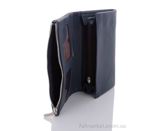 Фотография Кошелек женский Y7202A blue 10*19*3 см, "GLAMORTA" недорого оптом от прямого поставщика, изображение 3