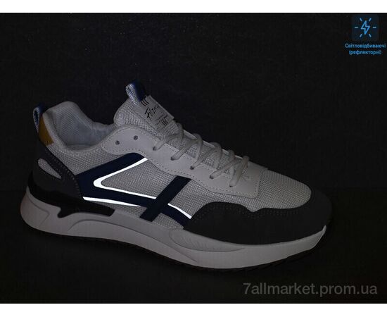 Фотография Кроссовки мужские модные Весна/осень KC05-2 (8 пар р.40-45) "Nayasitun" недорого оптом от прямого поставщика, изображение 2