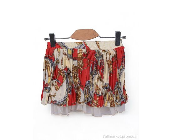 Фотография Юбка детская Лето 1816 (08596) beige-red (5 шт. р.сетка 36-44) "Obuvok" недорого оптом от прямого поставщика, изображение 2