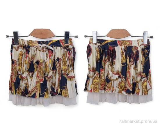 Спідниця дитяча Літо 1816 (08597) beige-navy (5 шт. р.сітка36-44) "Obuvok" недорого оптом від прямого постачальника, зображення 3