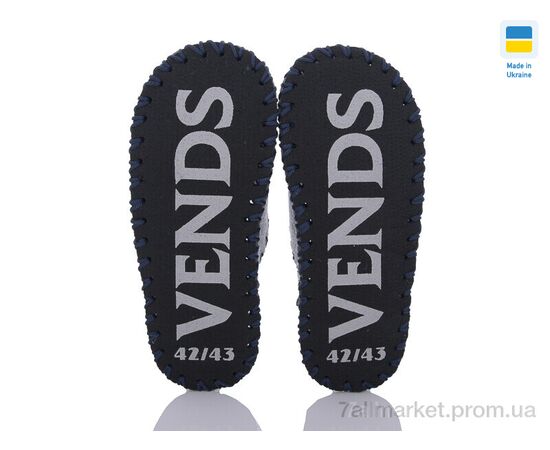 Тапки чоловічі домашні Весна/осінь 334M сірий (9 пар р.40-45) "Active" недорого оптом від прямого постачальника, зображення 3