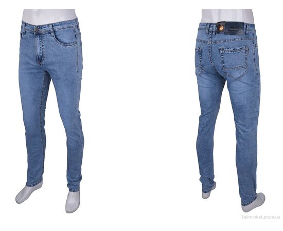 Джинси чоловічі Весна/осінь BR2010 (8 шт. р.сітка29-38) "Baron" недорого оптом від прямого постачальника, зображення 3