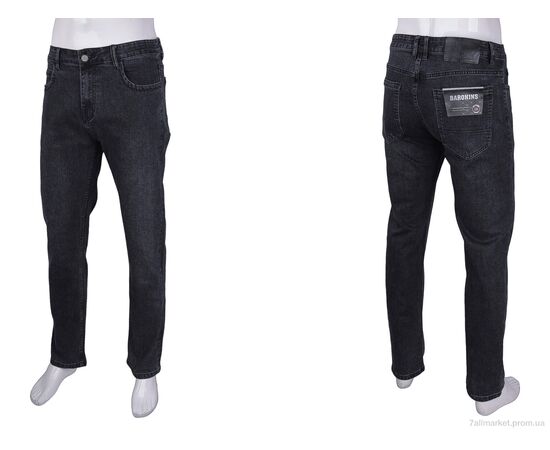 Джинси чоловічі Весна/осінь 8742 (8 шт. р.сітка32-42) "Baron" недорого оптом від прямого постачальника, зображення 3