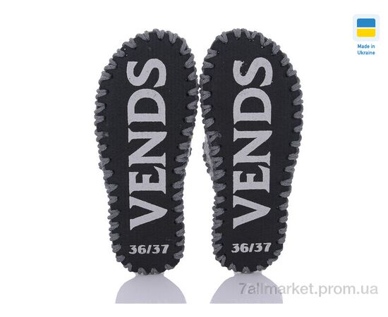 Тапки жіночі для будинку Весна/осінь 151W сірий (9 пар р.36-41) "Active" недорого оптом від прямого постачальника, зображення 3