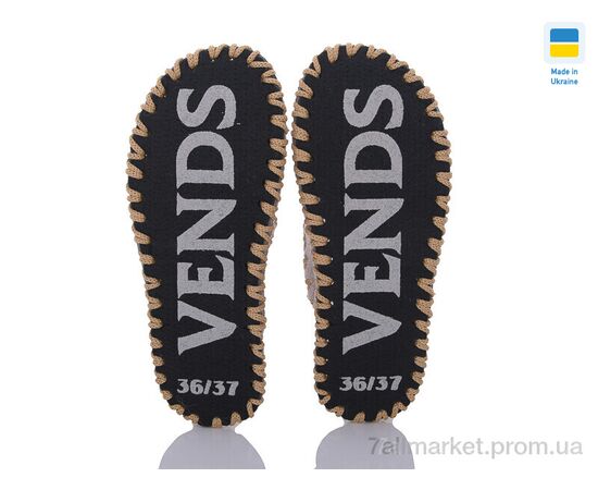 Тапки жіночі для будинку Весна/осінь 208W бежевий (9 пар р.36-41) "Active" недорого оптом від прямого постачальника, зображення 3