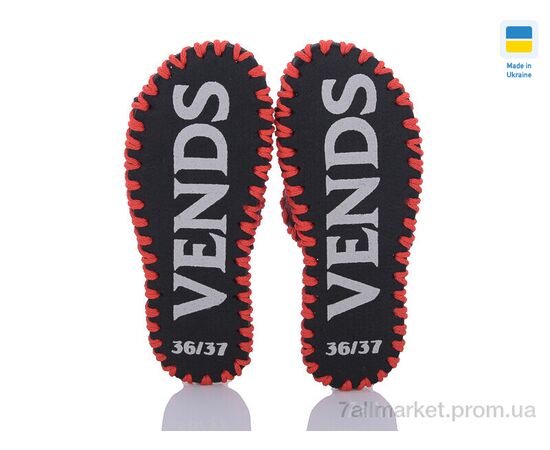 Тапки жіночі для будинку Весна/осінь 155W бордо (9 пар р.36-41) "Active" недорого оптом від прямого постачальника, зображення 3