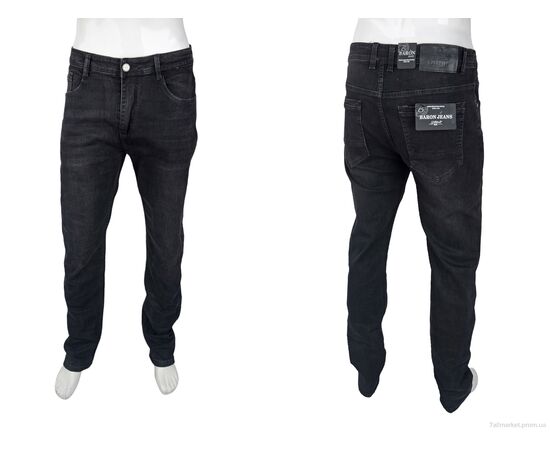 Джинси чоловічі Весна/осінь 1017 (8 шт. р.сітка32-42) "Baron" недорого оптом від прямого постачальника, зображення 3