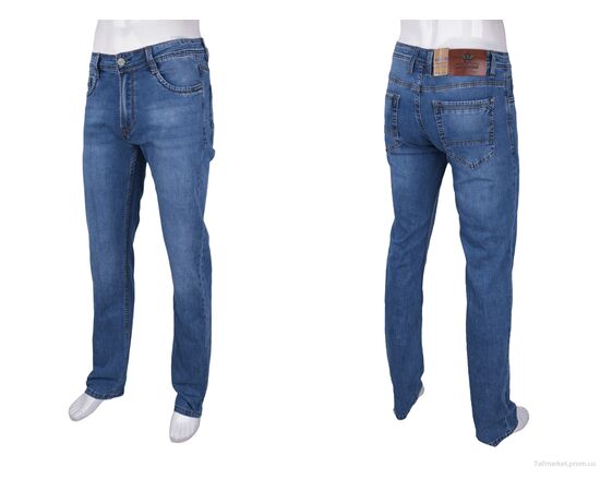 Джинси чоловічі Весна/осінь BR9378 (8 шт. р.сітка32-42) "Baron" недорого оптом від прямого постачальника, зображення 3