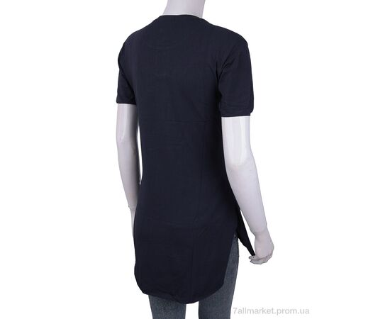 Фотография Футболка женская Лето 3488-800356-2 navy (4 шт. р.сетка One size) "Мир" недорого оптом от прямого поставщика, изображение 2