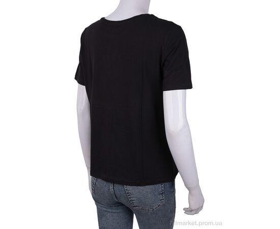 Фотография Футболка женская Лето 3488-2304-1 black (4 шт. р.сетка One size) "Мир" недорого оптом от прямого поставщика, изображение 2