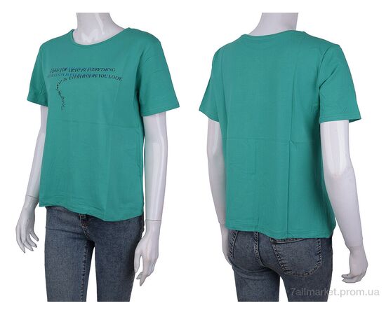 Фотография Футболка женская Лето 3488-2304-3 green (4 шт. р.сетка One size) "Мир" недорого оптом от прямого поставщика, изображение 3